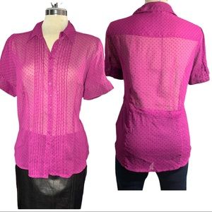 Jessica Purples & Black Polkadot Semi Transparent Short S Size M